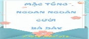 Mặc Tổng, Ngoan Ngoãn Cưới Bà Đây